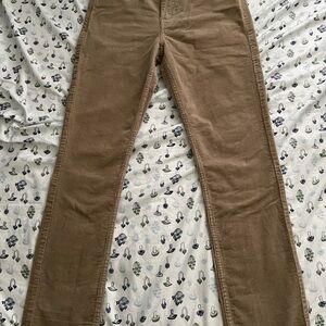 H&M Beige Corduroy Slim Fit Pants